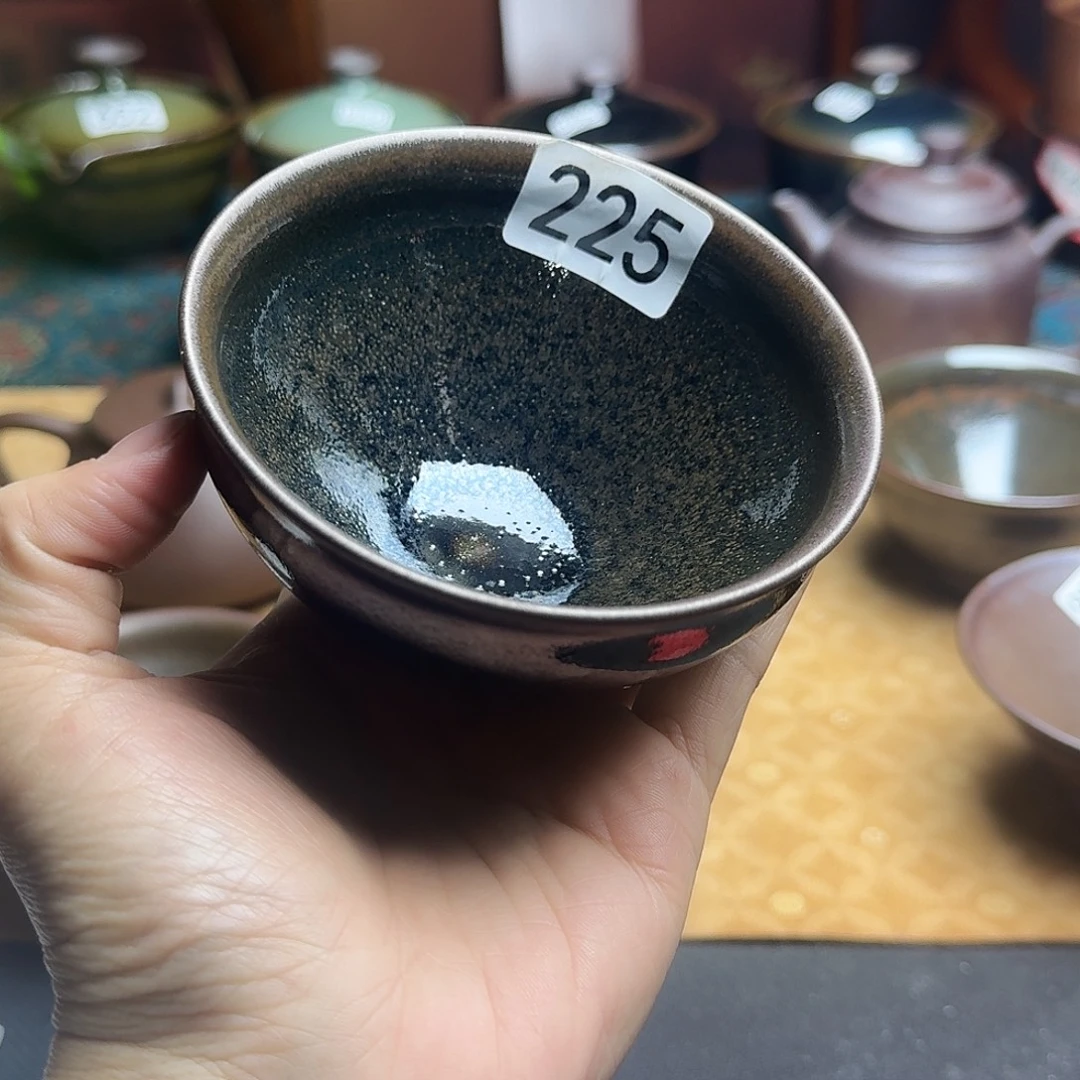 茶盏225 柴烧·铁胎·原矿釉