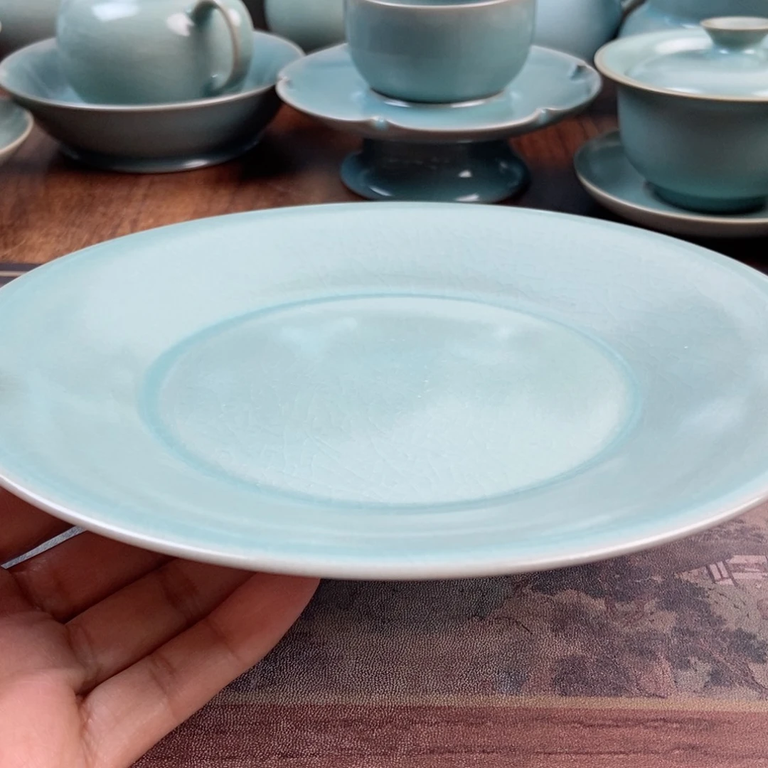 摆件原产地原矿汝瓷～茶器