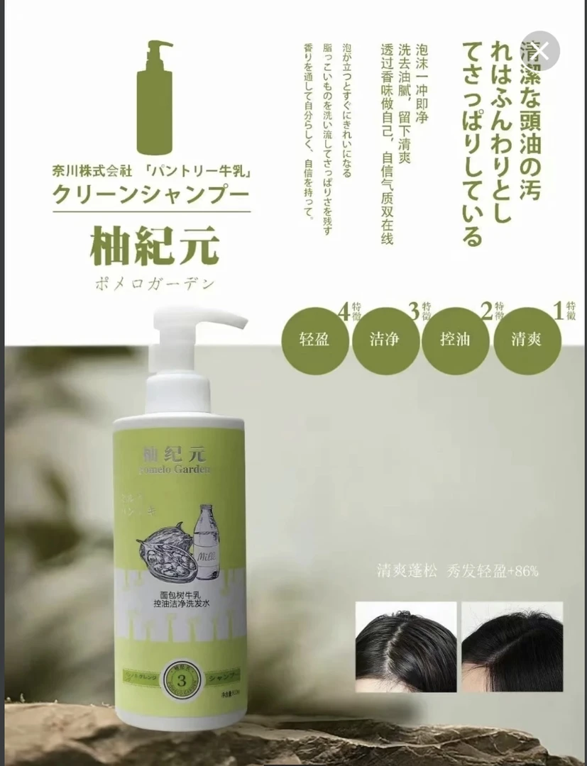 面包树去油洁净头皮洗发水