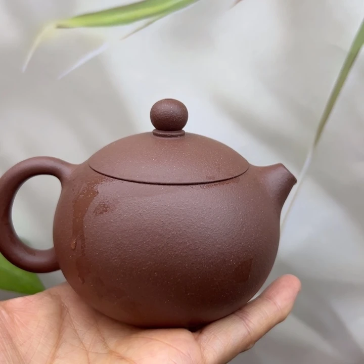 紫砂茶壶紫泥西施230c c