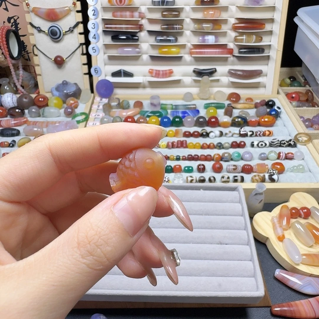 ****爱未镶嵌天然玛瑙玛瑙/玉髓