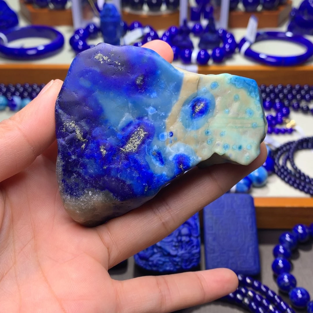 青金石玉化原石未镶嵌