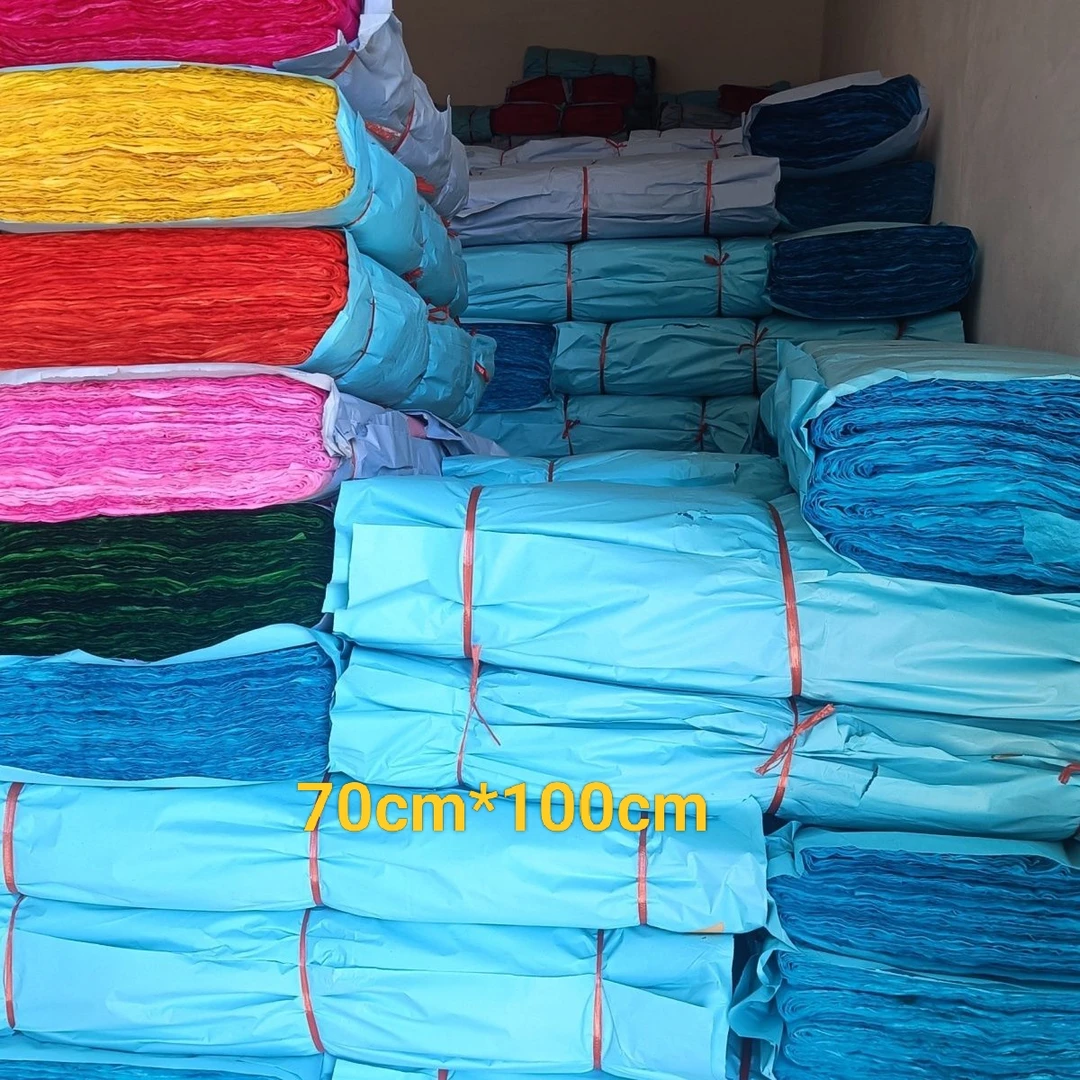 手工皱皱纸双面染色