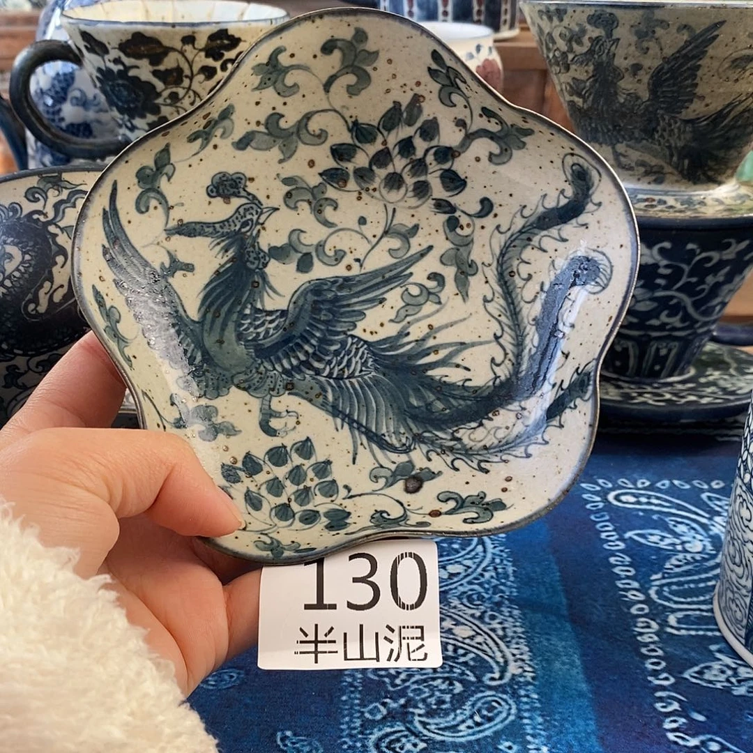 陶手工手绘青花高温陶瓷