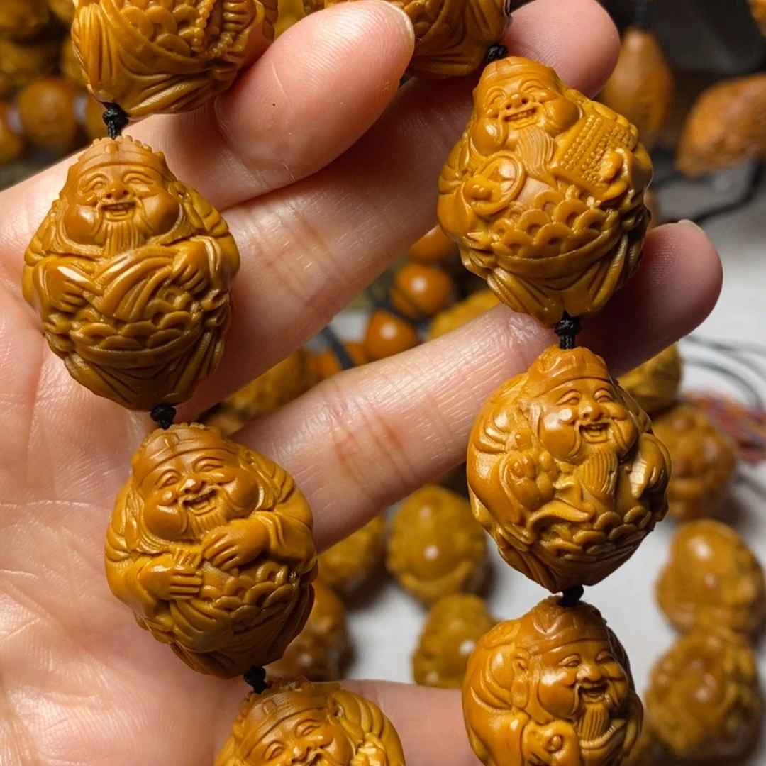 开***哥手串/手链橄榄核八大财神精品