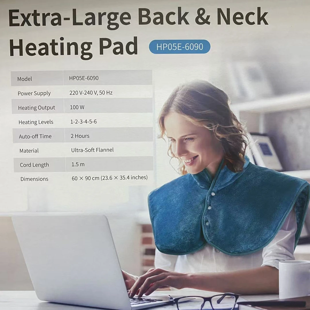 99新  【欧规】【按照主播讲解拍】加热毛巾披肩防寒保暖颜色随机