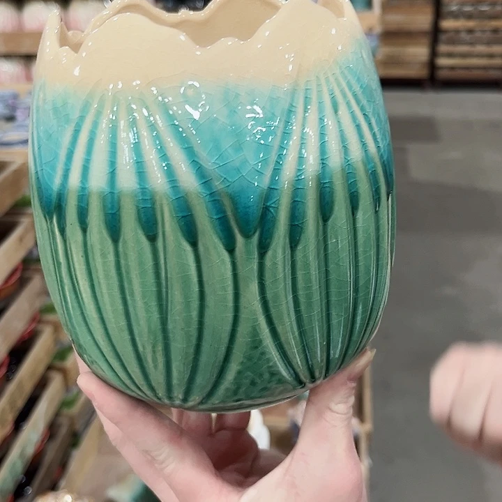 陶瓷陶瓷多肉植物花盆