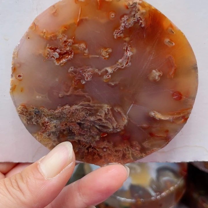 定制玛瑙叶**画定制水草玛瑙手镯