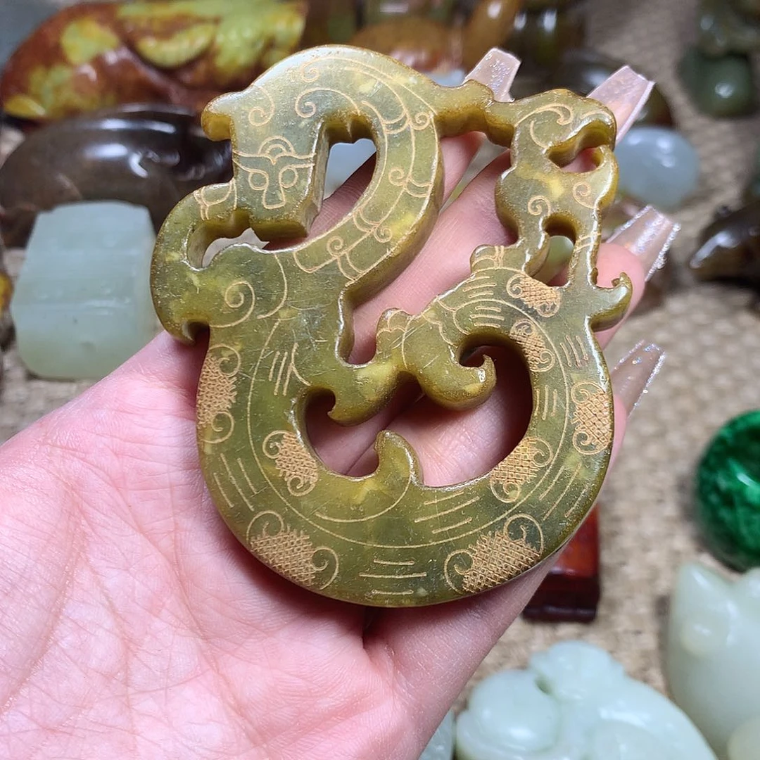 白玉菩提吊坠挂件