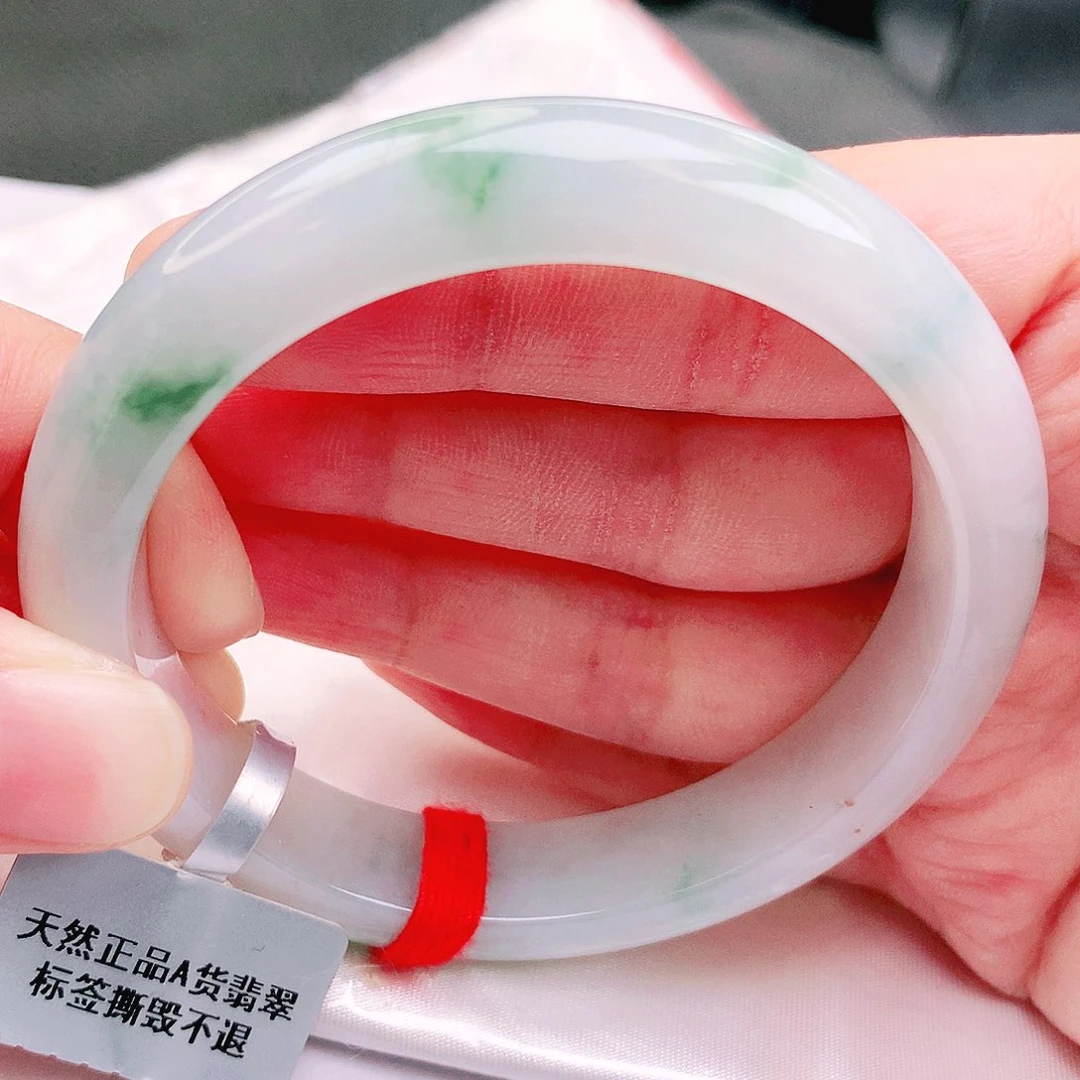 翡翠未镶嵌手镯缅甸天然a货翡翠手镯