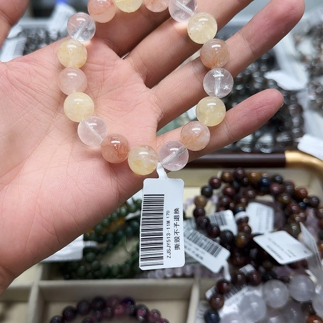 未镶嵌手链水晶彩胶花卡12
