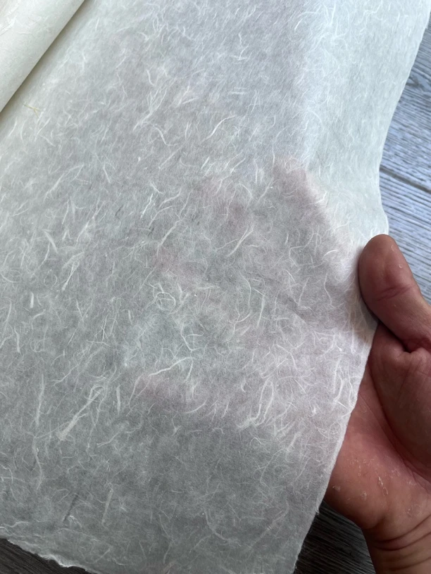 特级加厚 楮皮清水云龙 半生熟宣纸六尺对开五十张