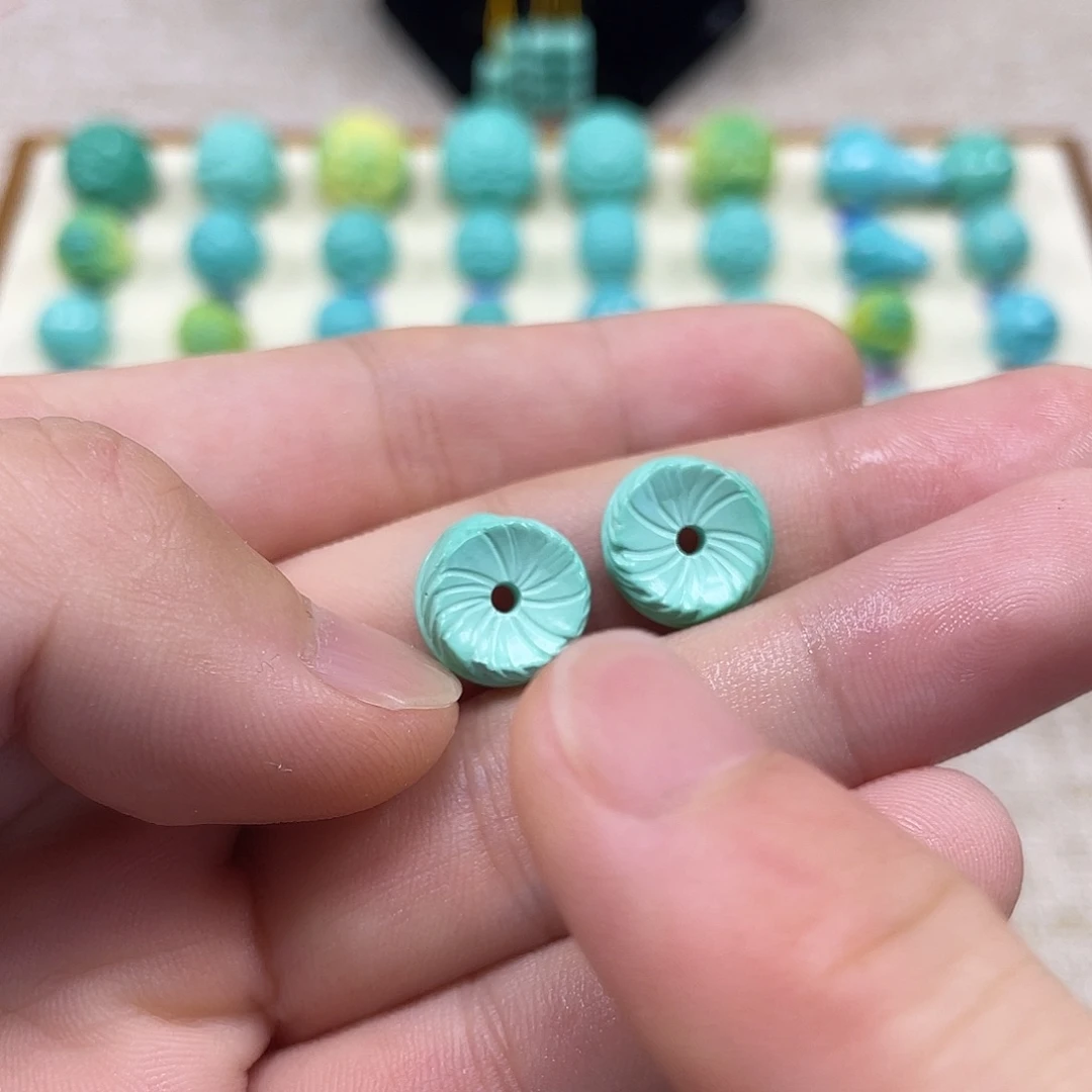 原生态湖北松配饰，直径12