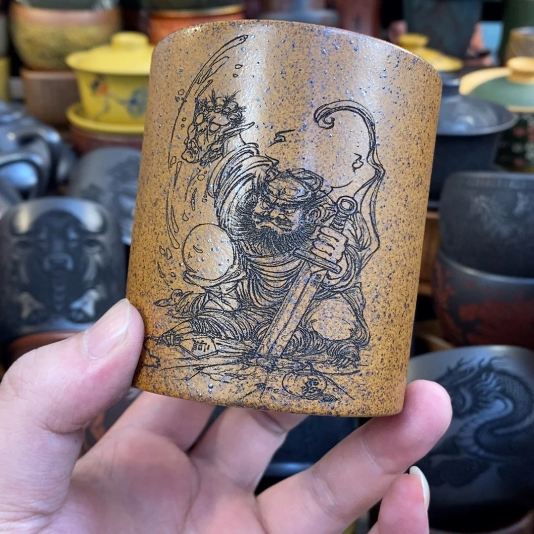 宜兴全手工紫砂杯