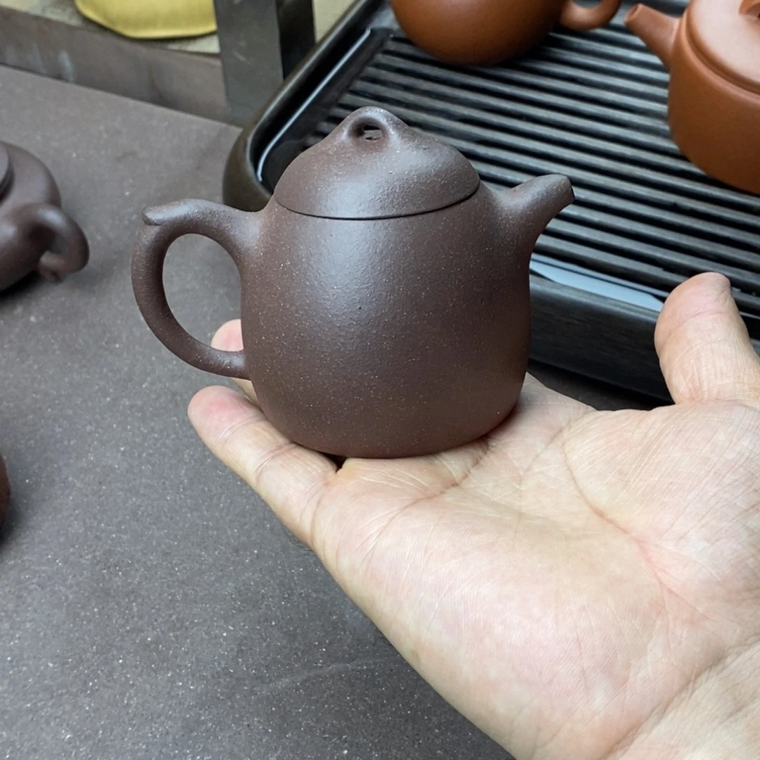 茶壶紫砂紫砂秦权微瑕