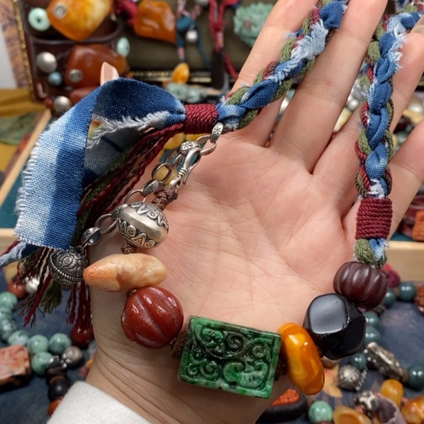 【闪购商品】翡翠颈饰未镶嵌项链