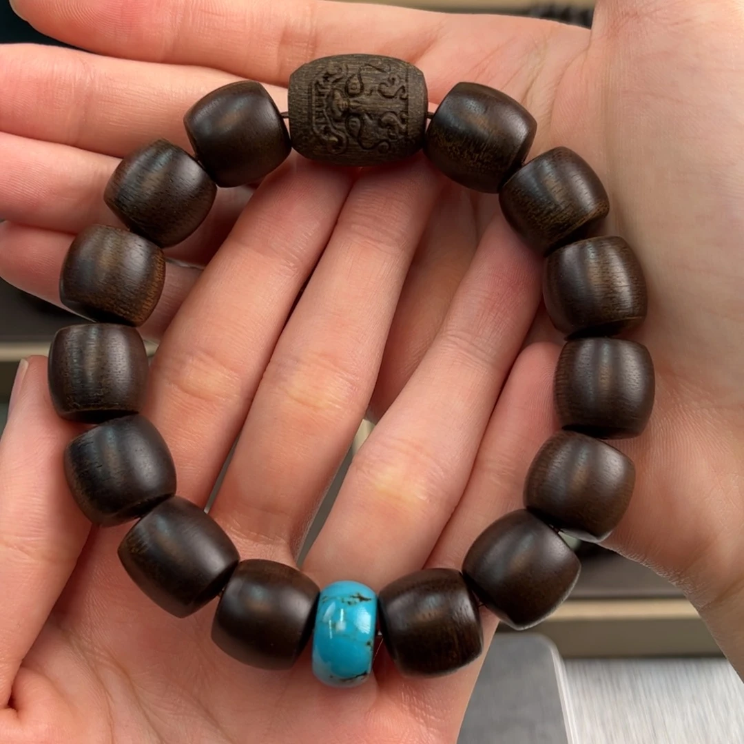 沉香碎屑沉香14mm玉化沉水越南芽庄白奇楠