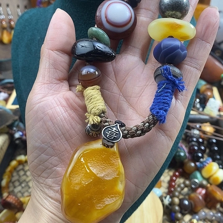 蜜蜡未镶嵌项链项链