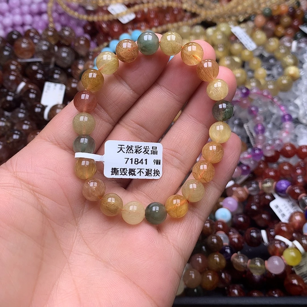 水晶手链未镶嵌，，