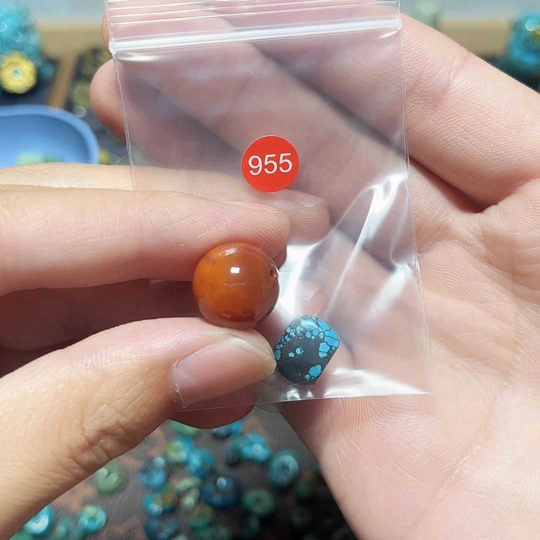 婆***支未镶嵌圆珠桶珠老型手串！！玛瑙/玉髓