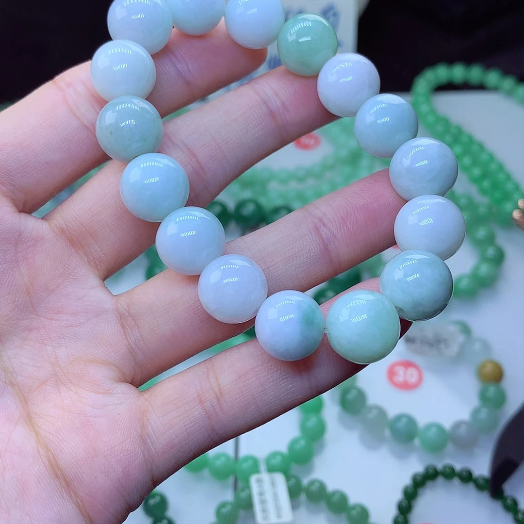 翡翠毛衣链未镶嵌