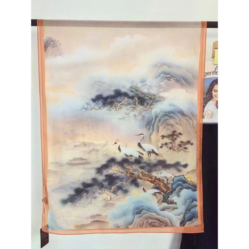 Q17   鹤唳华亭  围巾长巾 180*70左右