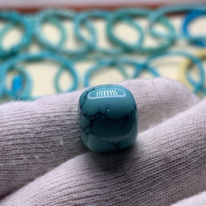 绿松石未镶嵌水草纹老型