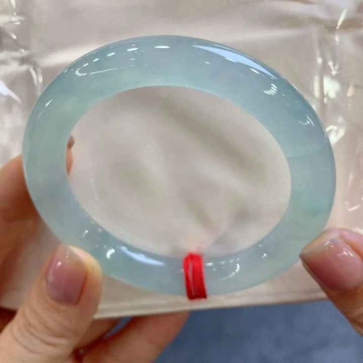 未镶嵌手镯翡翠55.5圆条
