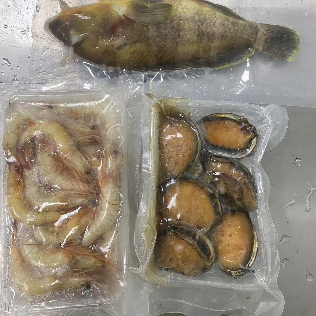 【栋嫂一家专属】白赤虾+鲍鱼+石斑鱼