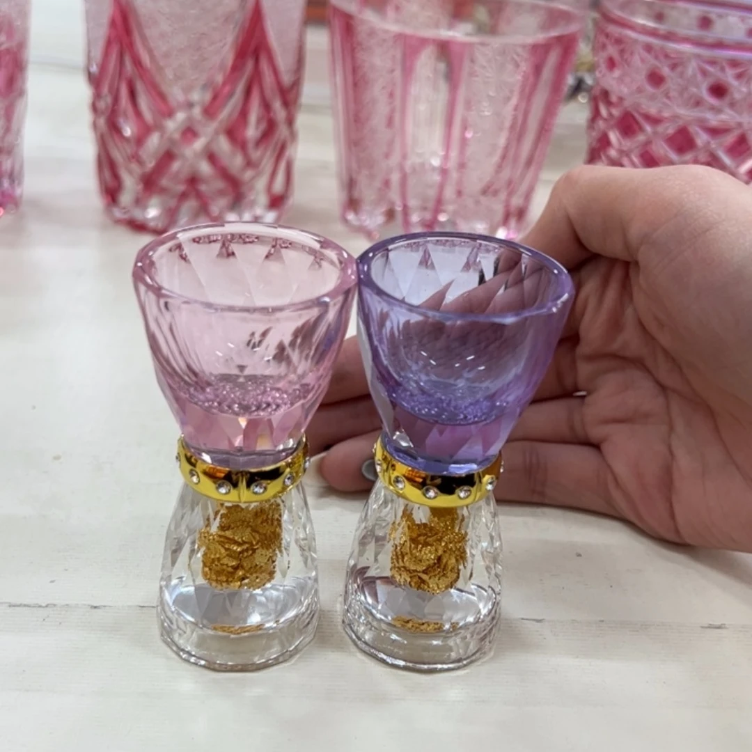 【闪购商品】水晶白酒杯两个……
