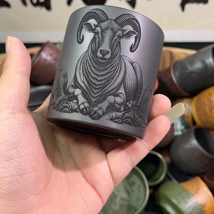 茶杯紫砂全手工紫砂主人杯