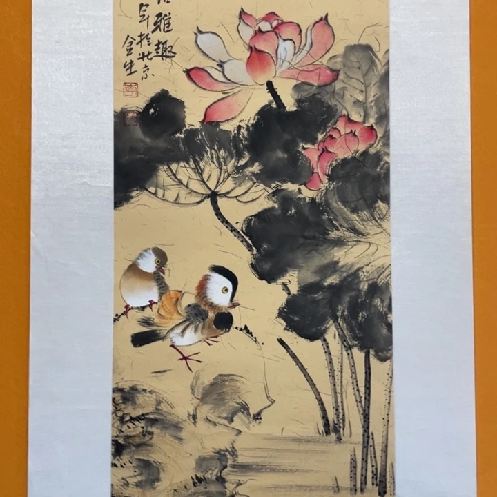 国画李川浦精品花鸟画