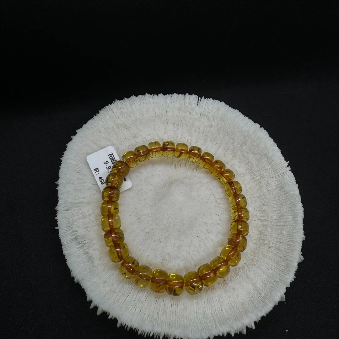 花珀老型手串 M01J31390