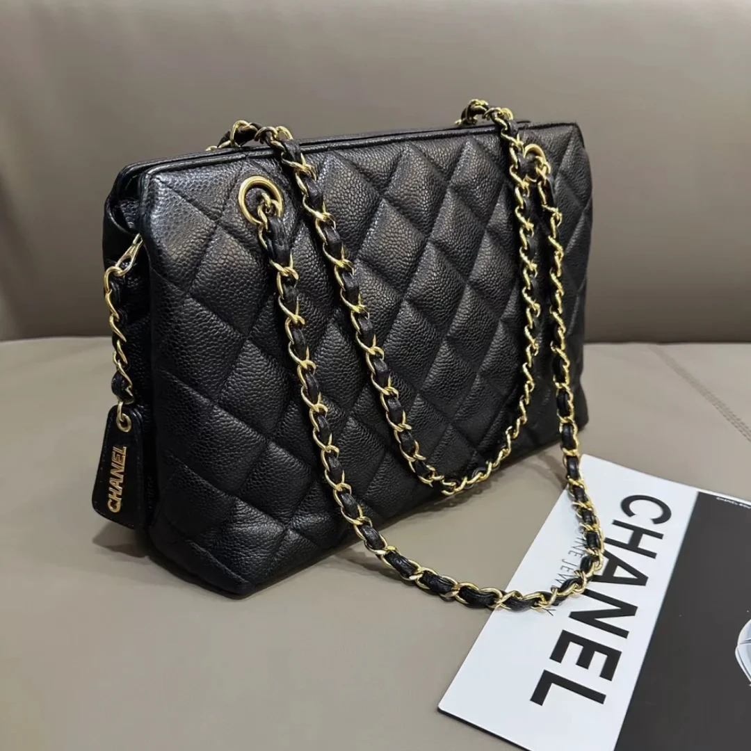 95新 Chanel/香奈儿 多多奢品/香奈儿菱格纹托特包/98新包展