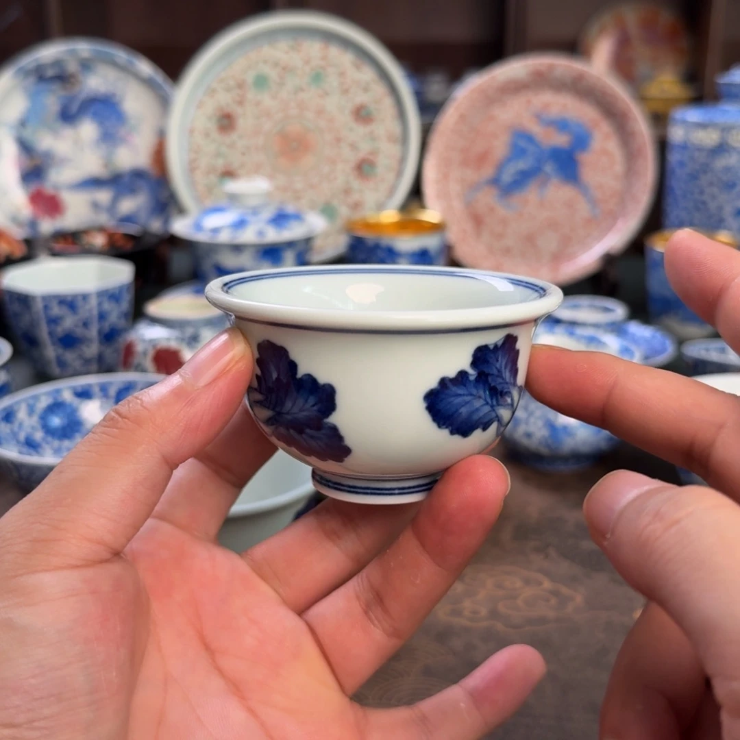 纯手工手绘陶瓷茶具