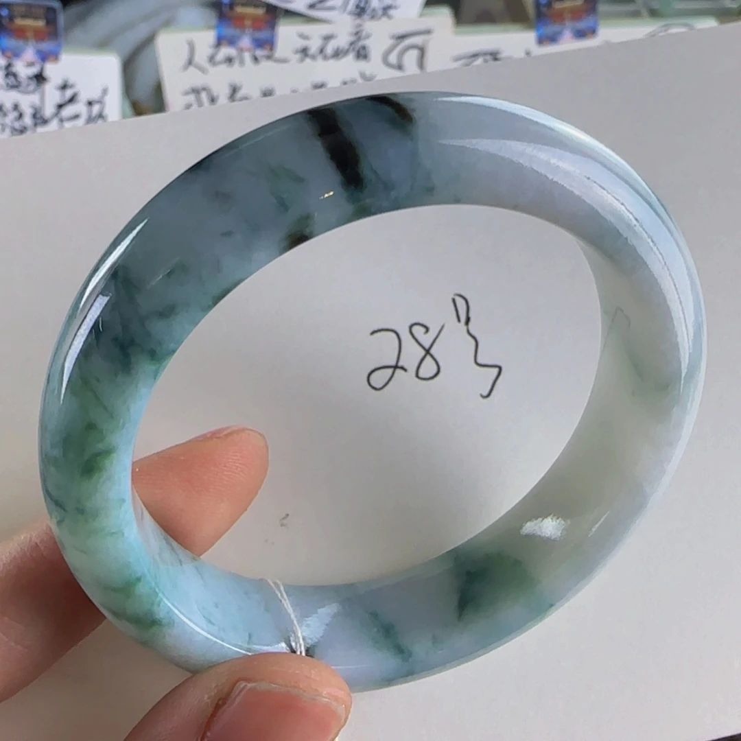 翡翠手镯未镶嵌老坑52.4