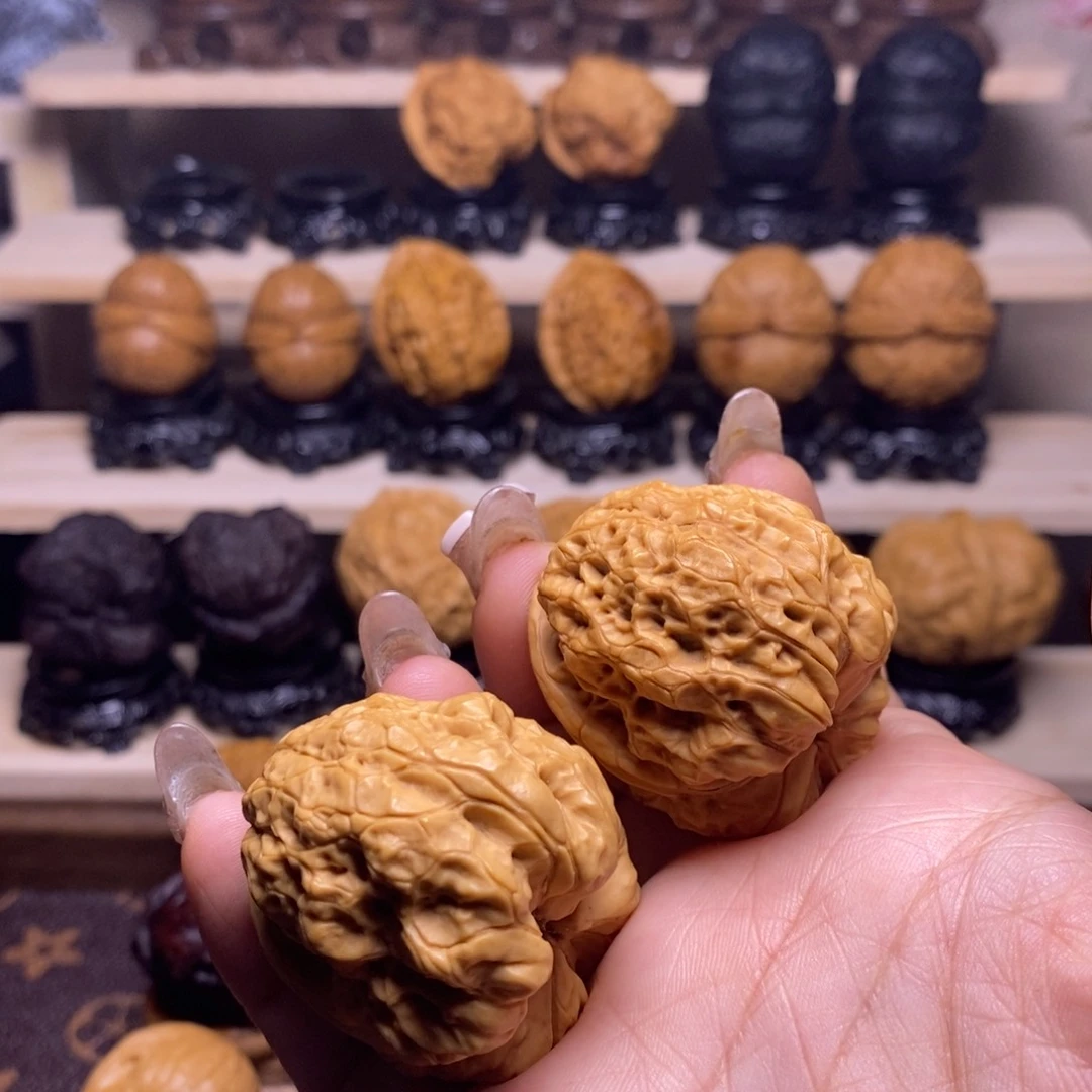 文玩核桃把件X14太古金蟾