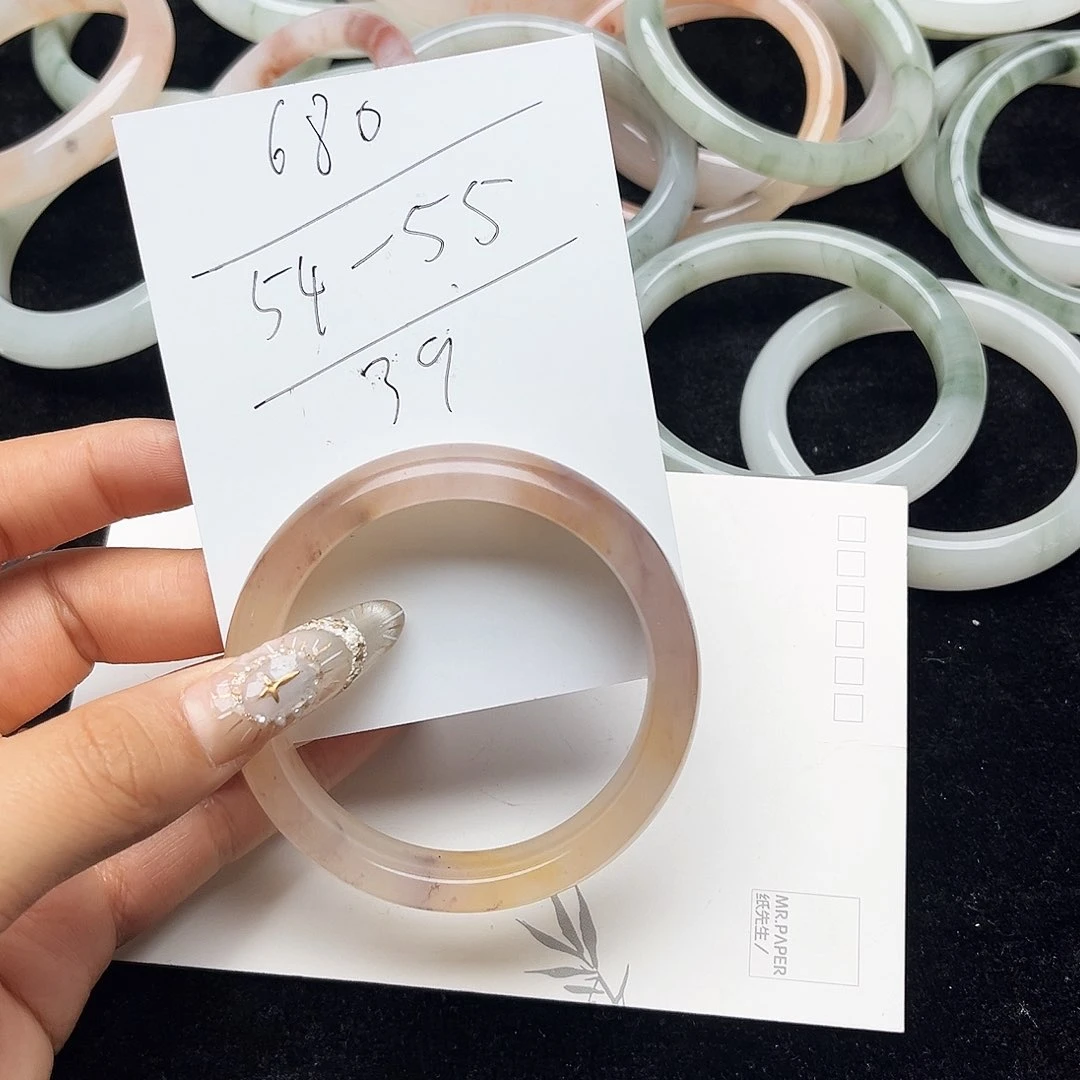 未镶嵌手镯石英质玉h680