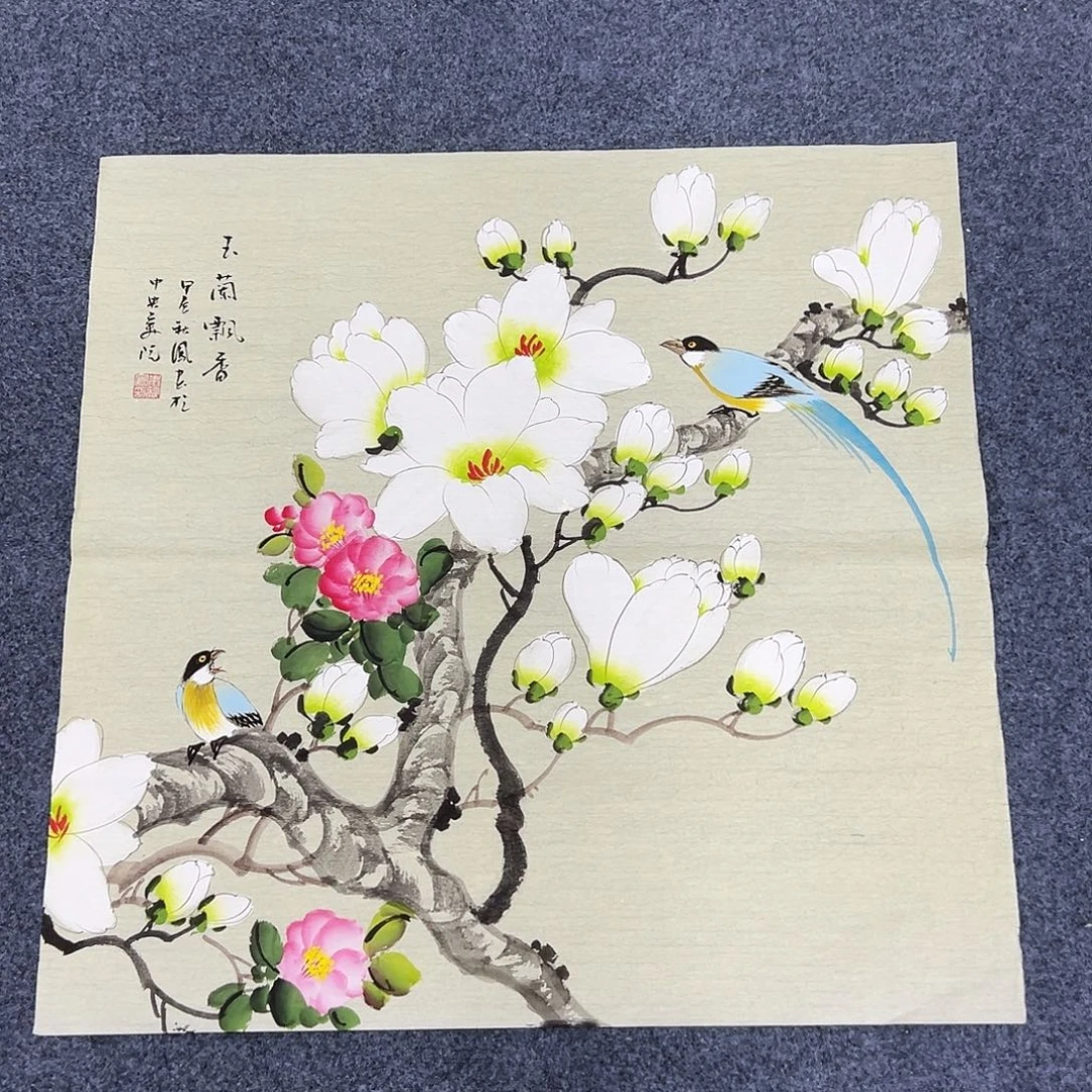 国画国画作品宣纸纯手绘