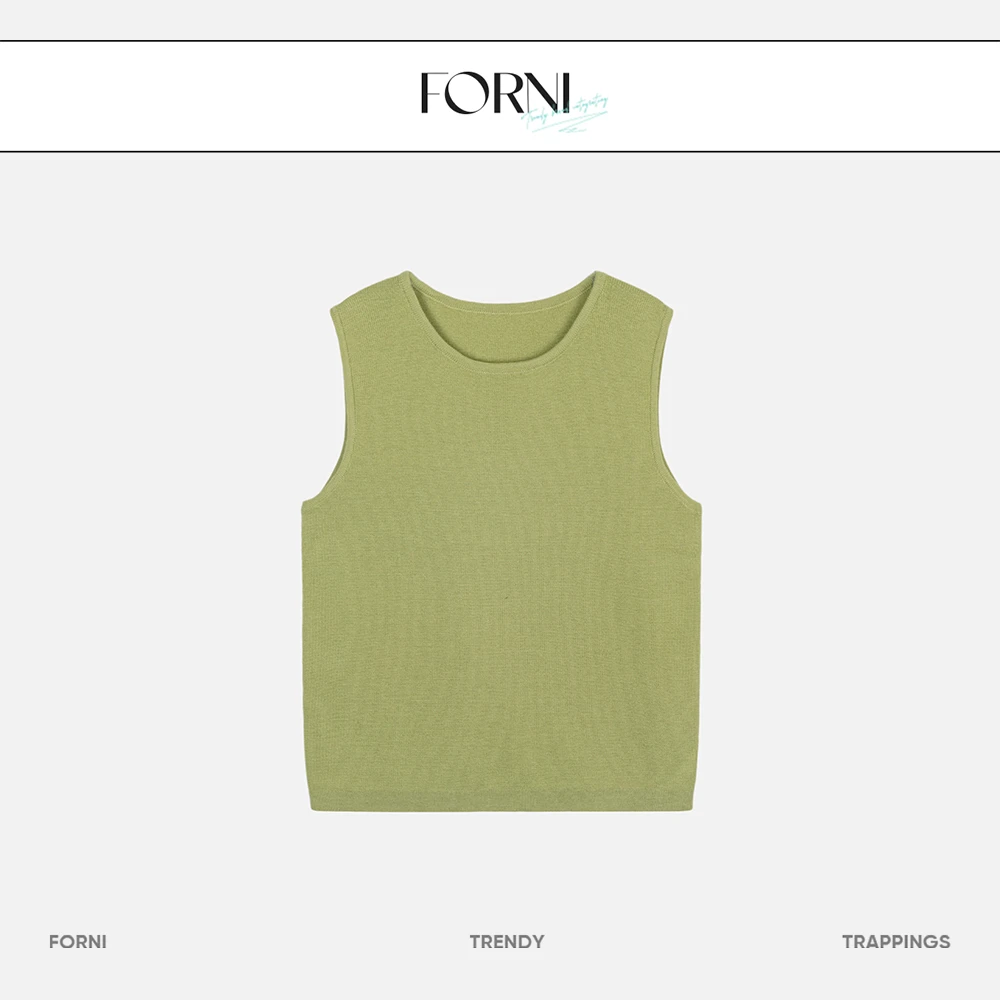 FORNI x YOYO 单纯意义 绵羊毛莱赛尔无袖百搭背心舒适户外