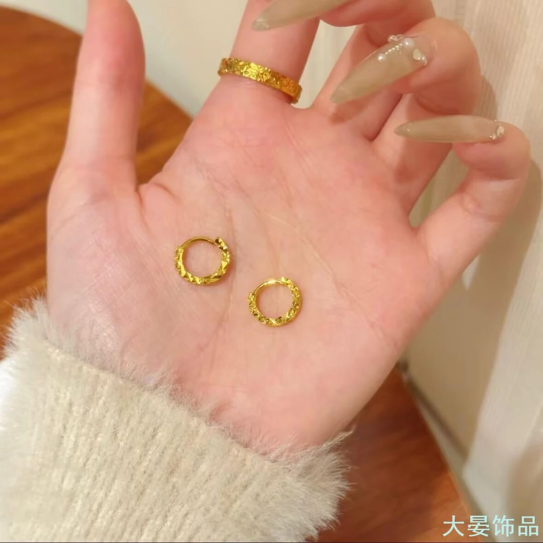 合金耳饰 闪耀满天星耳环精致高级百搭轻奢气质耳环DH
