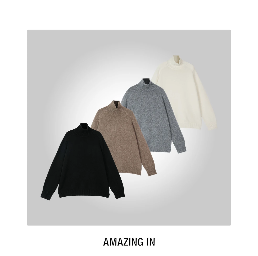 AMAZING IN | 羊毛x羊绒 | 16支双股套头毛衣A251112-AI5ADSW2543
