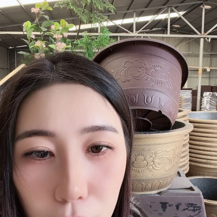 圆70口径花盆一个