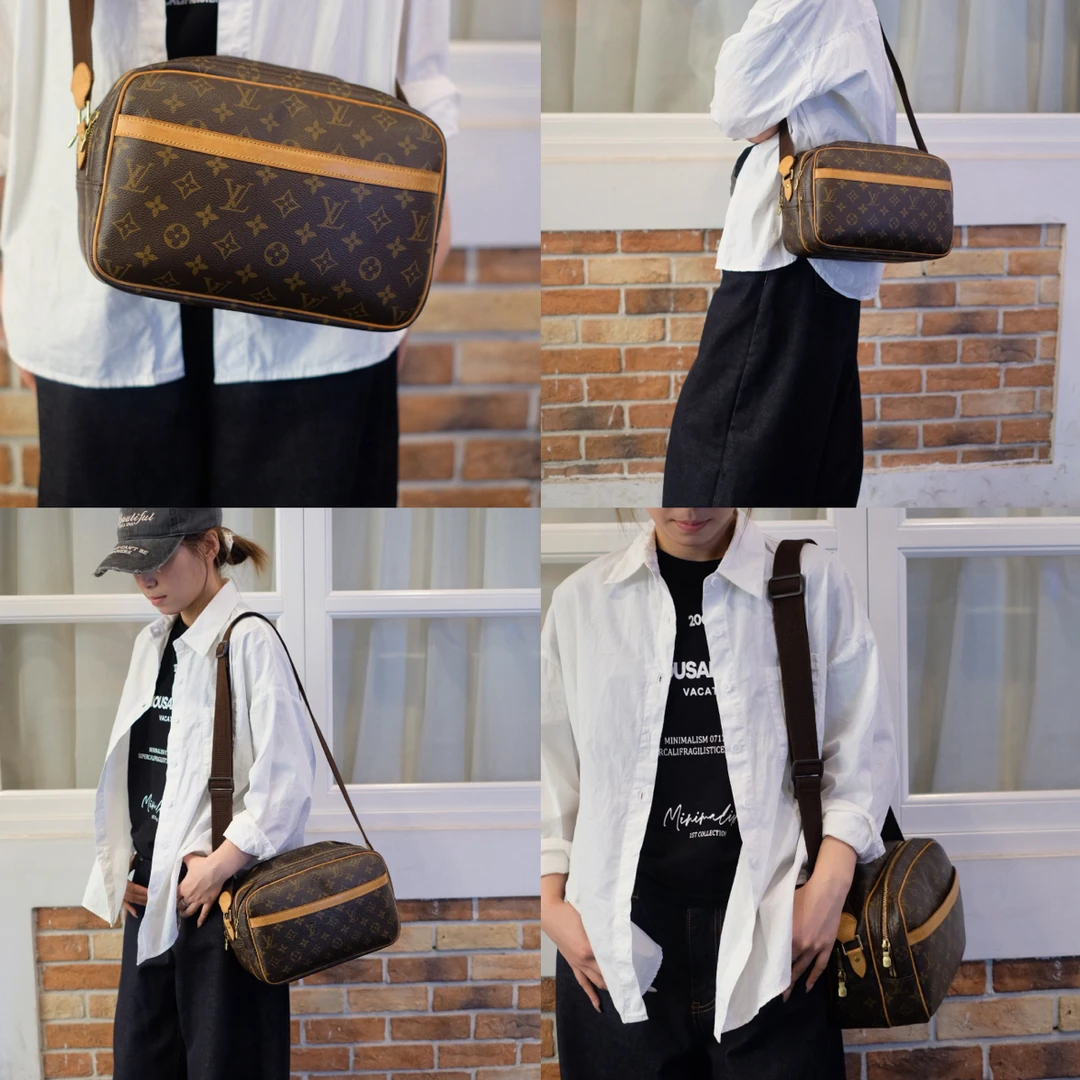 95新 LouisVuitton/路易威登 老花记者斜挎包(全原)