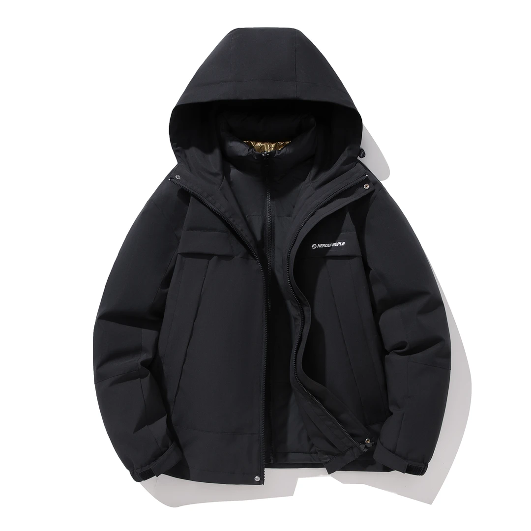 【翠花专属】冬季新款情侣款三合一羽绒服外套