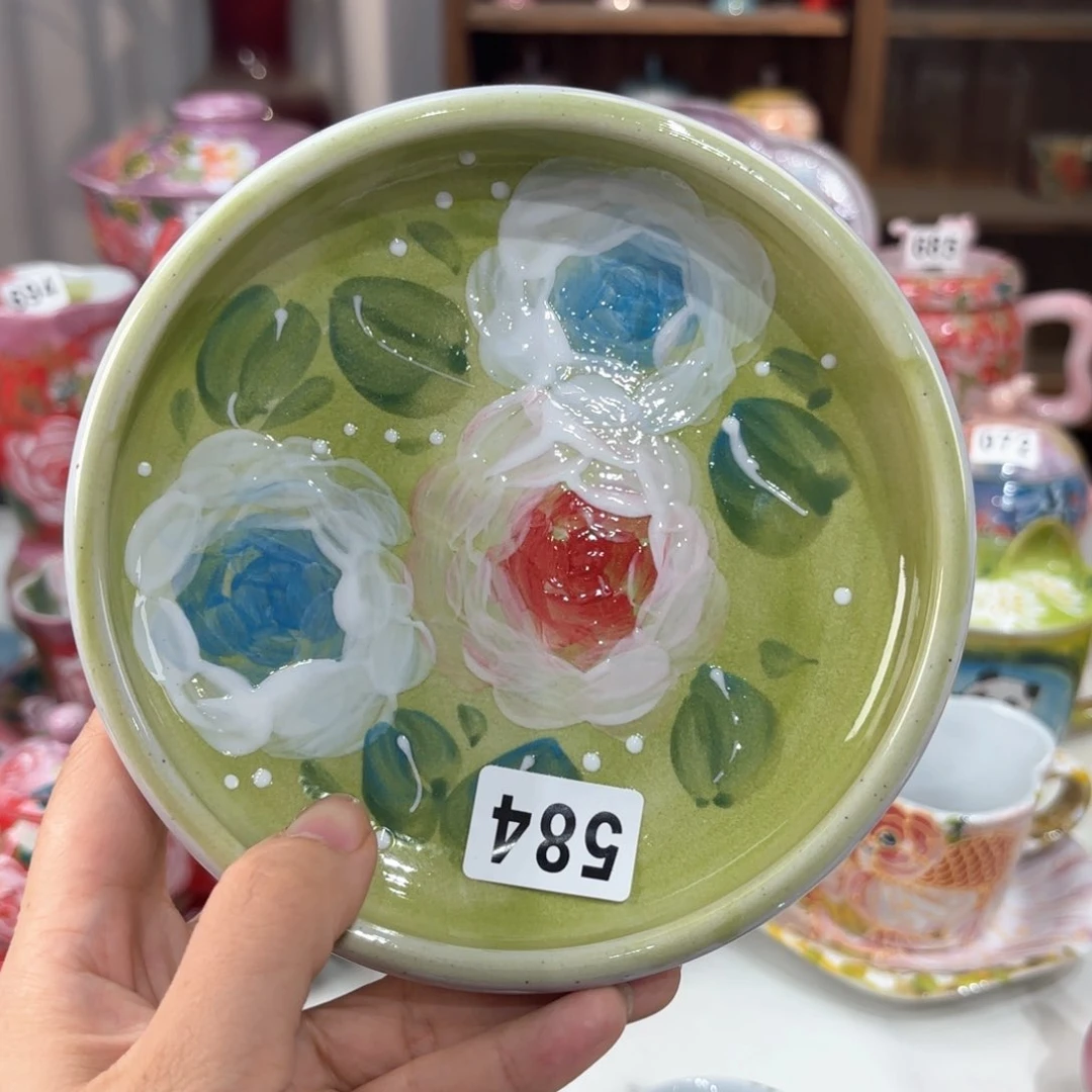 景德镇手绘高温釉下彩陶瓷茶具