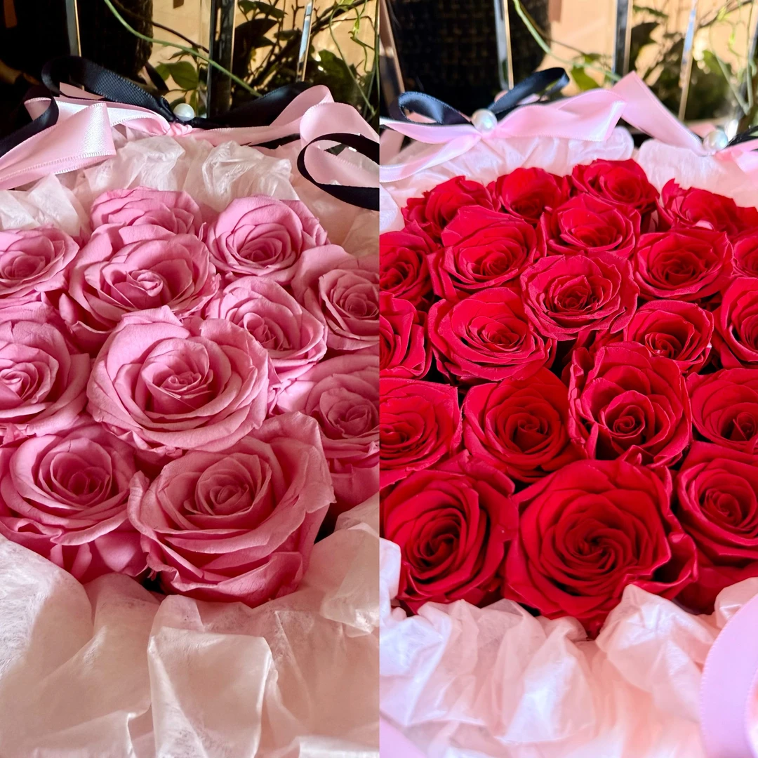 永生真花玫瑰花束*求婚*表白*送女朋友闺蜜