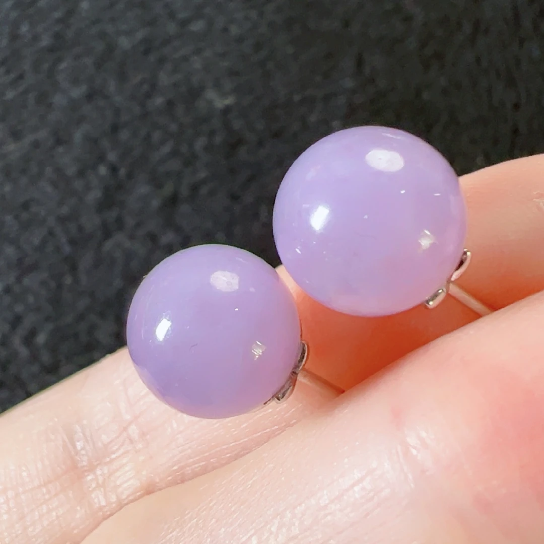 翡翠18K金镶嵌耳饰签收后24小时鉴赏期，过时不退