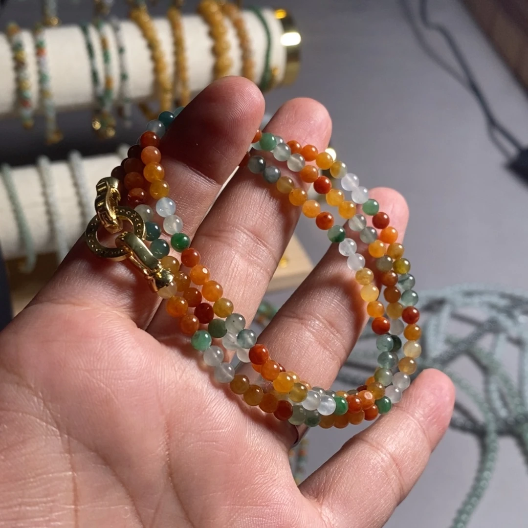 南***店定制翡翠未镶嵌缅甸翡翠A货