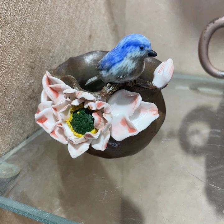 手工制作陶瓷茶具茶杯青蛙